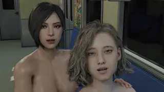 Grace Ashcroft Subway Car Fuck by Ada Wong