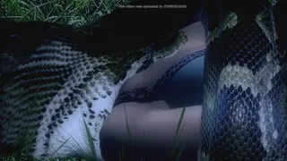 Woman swallowed headfirst by snake