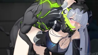 Lady Velina found herself a stray~. [Loop]