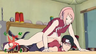 Sakura Gives Sarada a Lesson