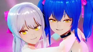 Hime and Mikoto Futaba Official Iwara MMD Models DL