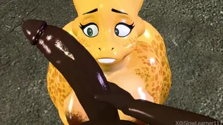 Alphys is Looking at the Dick Nude