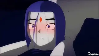 Raven gets fucked by beast boy in all his forms ‍ hentai animation fanart teentitans DC raven beastb