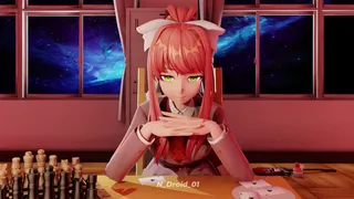 Monika's Special Gift for You - Hentai student Futanari Ecchi