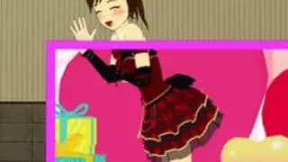 【双〇真美　萩〇雪歩】逆紳士枠でエロガキアイドル悪ふざけストリップ『ハッピーシンセサイザー』