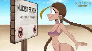 The Nude Beach - KNSFW (Part 1) [Hagen Toons]