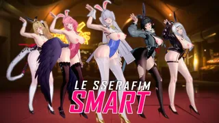 ????Cissia Jane Remielle Velina Yixuan - LeSserafim Smart (Bunny, Costume, MicroBikini, SlingBikini) Low Angle Camera 1080p